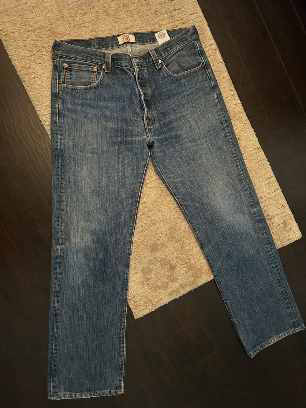 501 Levi's Blue Men’s Straight Jeans